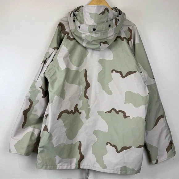 US Military ECWCS Gore-Tex Desert Camo Cold Weather Parka Medium Long